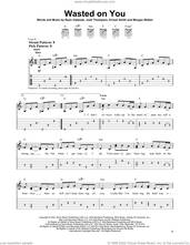 Cover icon of Wasted On You sheet music for guitar solo (easy tablature) by Morgan Wallen, Ernest Smith, Josh Thompson and Ryan Vojtesak, easy guitar (easy tablature)