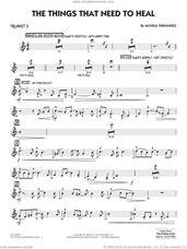 Cover icon of The Things That Need To Heal sheet music for jazz band (trumpet 3) by Michele Fernández, intermediate skill level