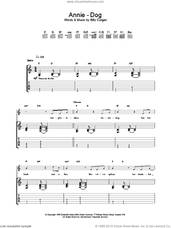 Cover icon of Annie-Dog sheet music for guitar (tablature) by The Smashing Pumpkins, intermediate skill level