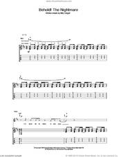 Cover icon of Behold! The Nightmare sheet music for guitar (tablature) by The Smashing Pumpkins, intermediate skill level