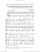 Cover icon of Let All the World in Every Corner Sing sheet music for choir (SATB: soprano, alto, tenor, bass) by Stan Pethel and George Herbert, intermediate skill level