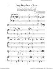Cover icon of Deep, Deep Love of Jesus sheet music for choir (2-Part) by Edwin M. Willmington and Samuel Trevor Francis, intermediate duet