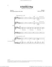 Cover icon of A Golden Day sheet music for choir (SATB Divisi) by Patrick Vu and Paul Lawrence Dunbar, intermediate skill level