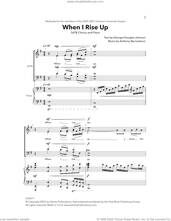 Cover icon of When I Rise Up sheet music for choir (SATB: soprano, alto, tenor, bass) by Anthony Bernarducci and Georgia Douglas Johnson, intermediate skill level