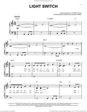 Cover icon of Light Switch sheet music for piano solo by Charlie Puth, Jacob Kasher Hindlin and Jacob Torrey, easy skill level