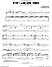 Cover icon of Intermission Song (from A Strange Loop) sheet music for voice and piano by Michael R. Jackson, intermediate skill level