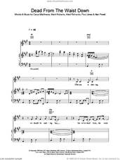 Cover icon of Dead From The Waist Down sheet music for voice, piano or guitar by Catatonia, intermediate skill level