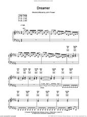 Cover icon of Dreamer sheet music for voice, piano or guitar by John Power, intermediate skill level