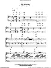 Cover icon of Hideaway sheet music for voice, piano or guitar by John Power, intermediate skill level