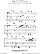 Cover icon of All The Time In The World sheet music for voice, piano or guitar by Boyzone, intermediate skill level