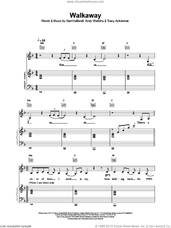 Cover icon of Walkaway sheet music for voice, piano or guitar by Geri Halliwell, intermediate skill level