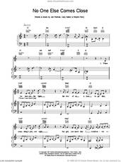 Cover icon of No One Else Comes Close sheet music for voice, piano or guitar by Backstreet Boys, intermediate skill level