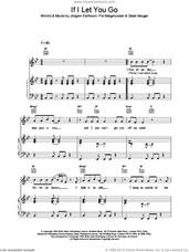 Cover icon of If I Let You Go sheet music for voice, piano or guitar by Westlife, intermediate skill level