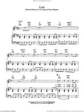 Cover icon of Luv sheet music for voice, piano or guitar by Merle Travis, intermediate skill level