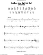 Cover icon of Broken And Spilled Out sheet music for guitar solo (chords) by Steve Green, Bill George and Gloria Gaither, easy guitar (chords)