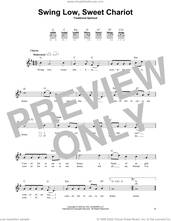 Cover icon of Swing Low, Sweet Chariot sheet music for guitar solo (chords), easy guitar (chords)