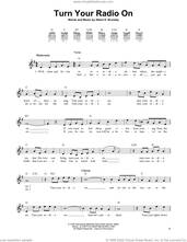 Cover icon of Turn Your Radio On sheet music for guitar solo (chords) by Albert E. Brumley, easy guitar (chords)