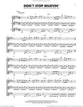 Cover icon of Don't Stop Believin' sheet music for guitar ensemble by Journey, Jonathan Cain, Neal Schon and Steve Perry, intermediate skill level