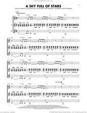 Cover icon of A Sky Full Of Stars sheet music for guitar ensemble by Coldplay, Chris Martin, Guy Berryman, Jon Buckland, Tim Bergling and Will Champion, intermediate skill level