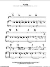 Cover icon of Radio sheet music for voice, piano or guitar by The Corrs, intermediate skill level