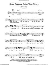 Cover icon of Some Days Are Better Than Others sheet music for voice and other instruments (fake book) by U2, intermediate skill level