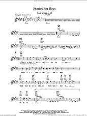 Cover icon of Stories For Boys sheet music for voice and other instruments (fake book) by U2, intermediate skill level