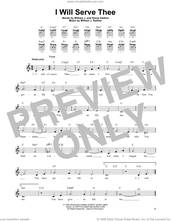 Cover icon of I Will Serve Thee sheet music for guitar solo (chords) by Bill Gaither, Gloria Gaither and William J. Gaither, easy guitar (chords)
