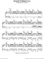 Cover icon of Writing To Reach You sheet music for voice, piano or guitar by Merle Travis, intermediate skill level