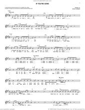Cover icon of If You're Gone sheet music for voice and other instruments (fake book) by Matchbox Twenty and Rob Thomas, intermediate skill level