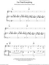 Cover icon of I've Tried Everything sheet music for voice, piano or guitar by Eurythmics, intermediate skill level