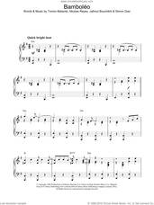 Cover icon of BambolEo sheet music for piano solo by The Gipsy Kings, intermediate skill level