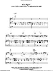 Cover icon of Fool Again sheet music for voice, piano or guitar by Westlife, intermediate skill level