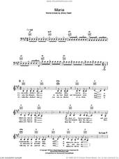 Cover icon of Maria sheet music for voice and other instruments (fake book) by Blondie, intermediate skill level