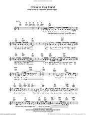 Cover icon of China In Your Hand sheet music for voice and other instruments (fake book) by T'Pau, intermediate skill level