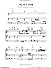 Cover icon of Only For A While sheet music for voice, piano or guitar by Toploader, intermediate skill level