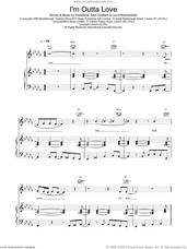 Cover icon of I'm Outta Love sheet music for voice, piano or guitar by Anastacia, intermediate skill level