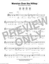 Cover icon of Mansion Over The Hilltop sheet music for guitar solo (chords) by Ira F. Stanphill, easy guitar (chords)