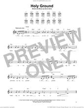 Cover icon of Holy Ground sheet music for guitar solo (chords) by Geron Davis, easy guitar (chords)