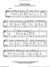 Cover icon of Pure Shores sheet music for piano solo by All Saints, intermediate skill level