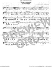 Cover icon of Other Pleasures (from Aspects Of Love) sheet music for voice and other instruments (fake book) by Andrew Lloyd Webber, Charles Hart and Don Black, intermediate skill level