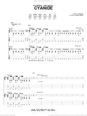 Cover icon of Cyanide sheet music for guitar (tablature) by Metallica and James Hetfield, intermediate skill level