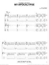 Cover icon of My Apocalypse sheet music for guitar (tablature) by Metallica and James Hetfield, intermediate skill level