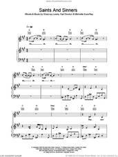 Cover icon of Saints And Sinners sheet music for voice, piano or guitar by All Saints, intermediate skill level