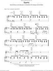 Cover icon of Sparks sheet music for voice, piano or guitar by Coldplay, intermediate skill level