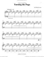 Cover icon of Turning The Page sheet music for piano solo by Phillip Keveren, intermediate skill level