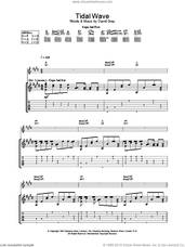 Cover icon of Tidal Wave sheet music for guitar (tablature) by David Gray, intermediate skill level