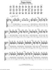 Cover icon of Papa Hobo sheet music for guitar (tablature) by Paul Simon, intermediate skill level
