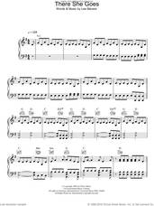 Cover icon of There She Goes sheet music for voice, piano or guitar by The La's and Lee Mavers, intermediate skill level