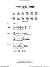 Cover icon of New York Times sheet music for guitar (chords) by Cat Stevens, intermediate skill level