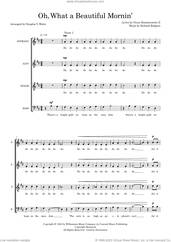 Cover icon of Oh, What a Beautiful Mornin' (from Oklahoma!) (arr. Doug Watts) sheet music for choir (SATB: soprano, alto, tenor, bass) by Rogers & Hammerstein, Doug Watts, Oscar II Hammerstein and Richard Rodgers, intermediate skill level